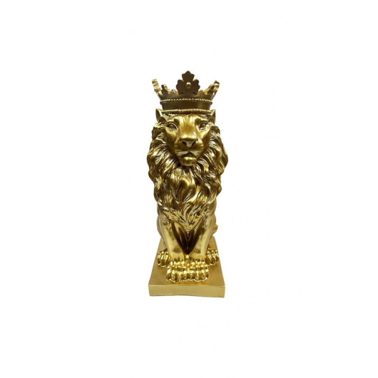 Gold Lion Figure Trinket