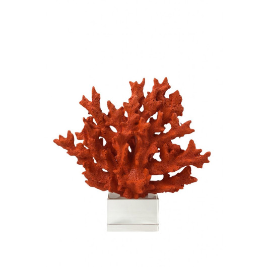 Crystal Base Orange Coral Object