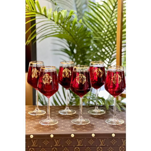 Rc Series Gold Set Of 6 Glasses