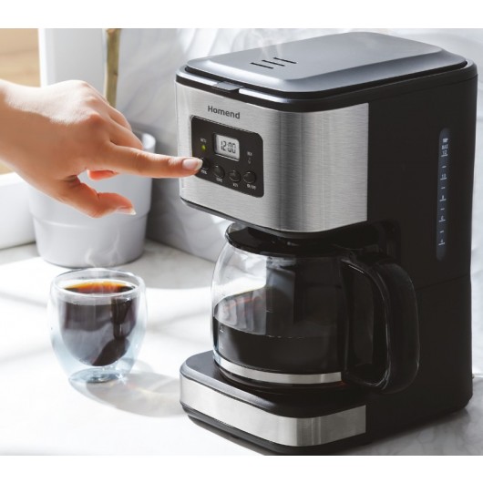 ماكينة صنع القهوة المفلترة بساعة أوتوماتيكية وموقت Xl (12 كوب) 5006 Homend Coffeebreak