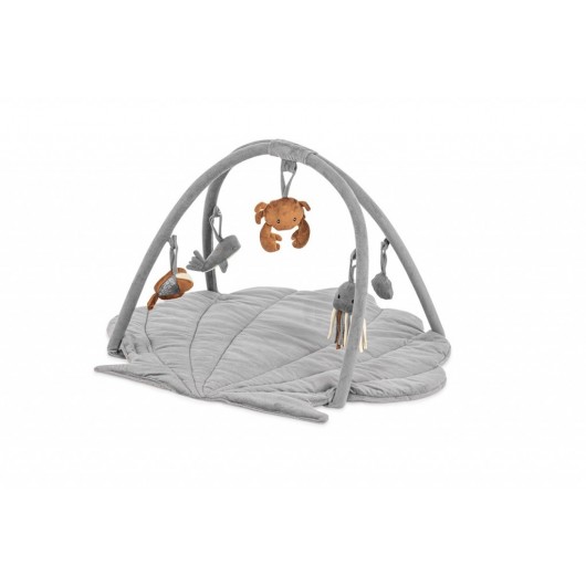 Wellgro Oyster Baby Play Mat - Gray