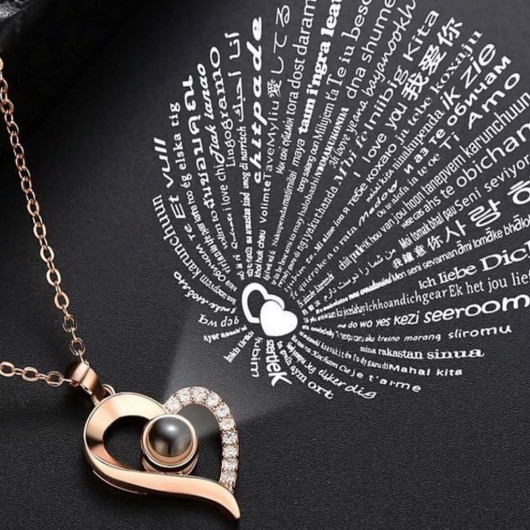 Necklace With I Love You Written In 100 Languages