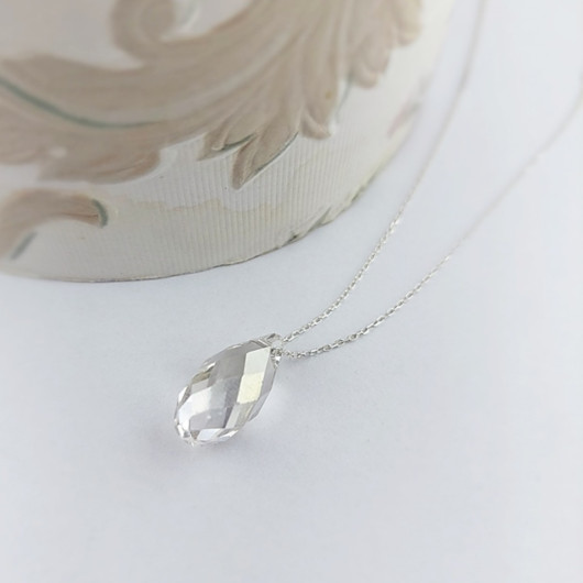 Women's 925 Sterling Silver Swarovski Stone Necklace