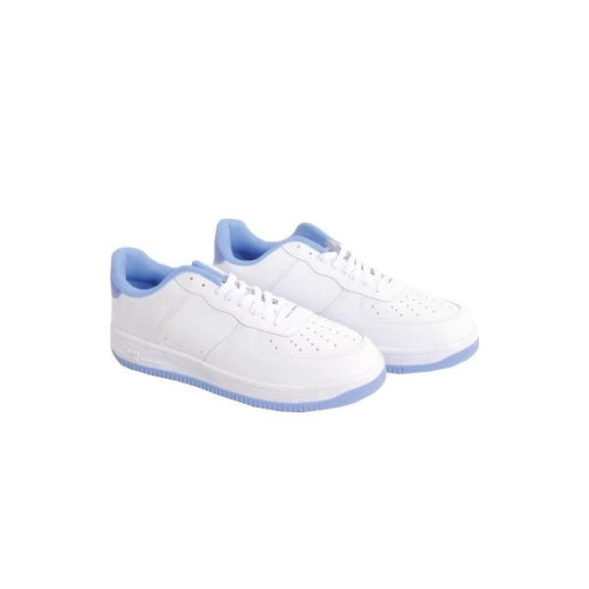 Large Size Shoes White Blue