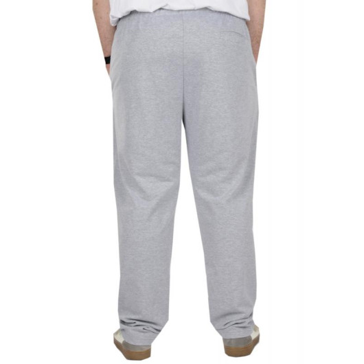 Big Size Men's Sweatpants Classic 2 Yarn 11100 Gray