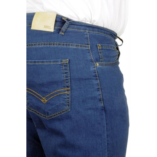 Large Size Men's Jeans Focus 22904 Blue