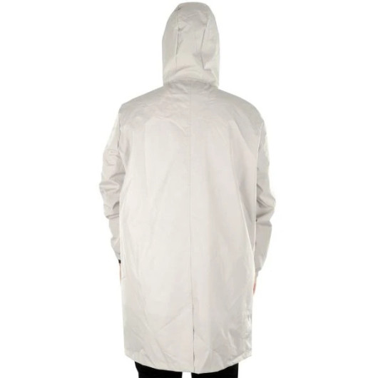 Superxl Plus Size Men's Raincoat Hooded Beige