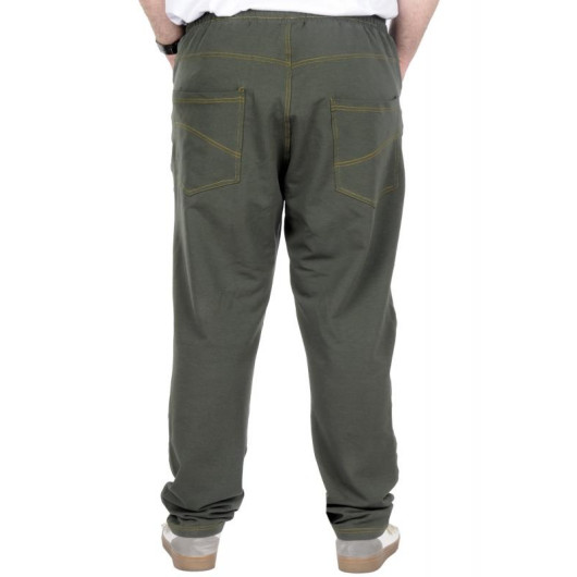 Plus Size Sweatpants Seasonal Khaki