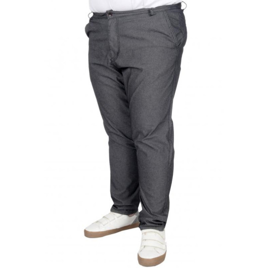Large Size Trousers Side Pockets Dregaa 22903 Anthracite