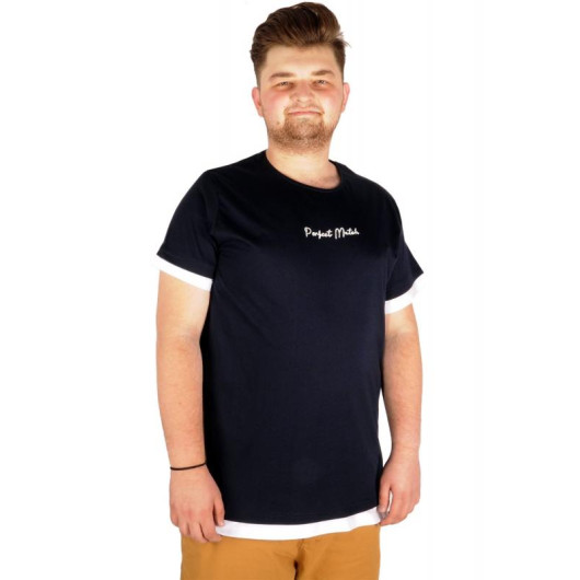 Plus Size T-Shirt Byaka Perfect 21156 Navy