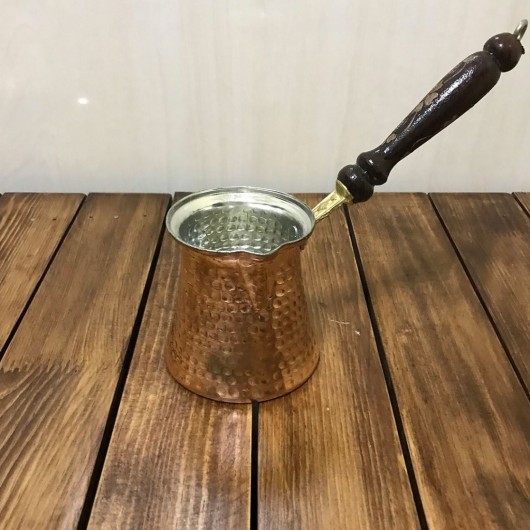4 Cups Handmade Copper Coffee Pot / Kettle