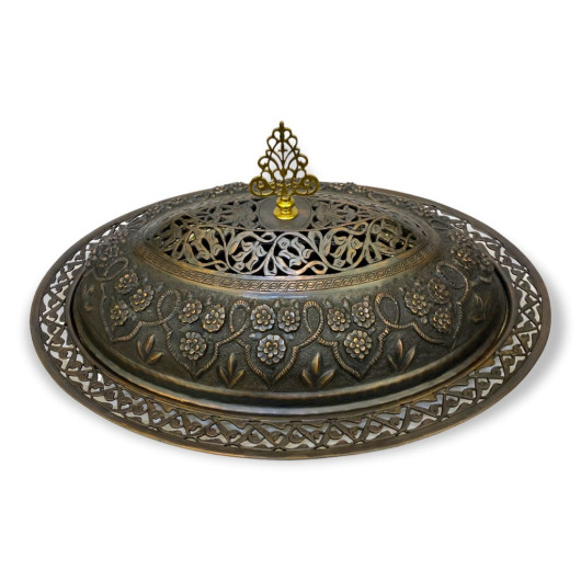 40 Cm Ottoman Copper Boat Pan