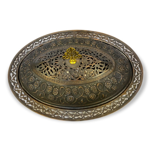 40 Cm Ottoman Copper Boat Pan