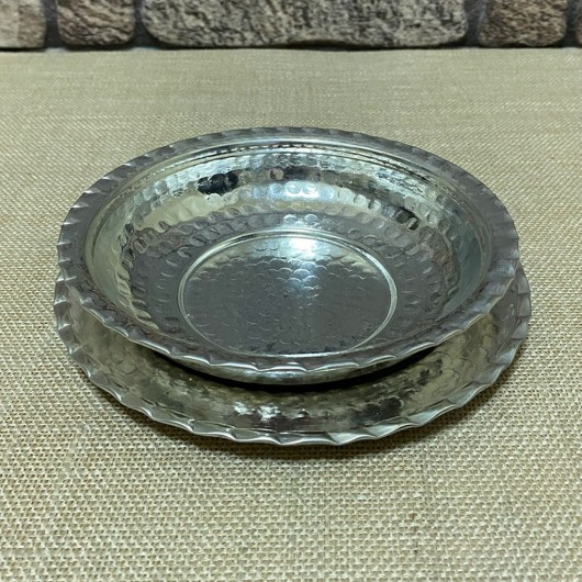 Copper Bowl And Saucer Beyran