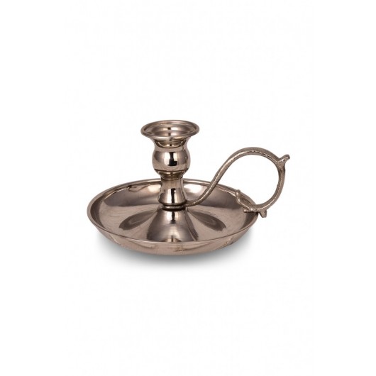 Copper Plain Şinanay Candle Holder Nickel