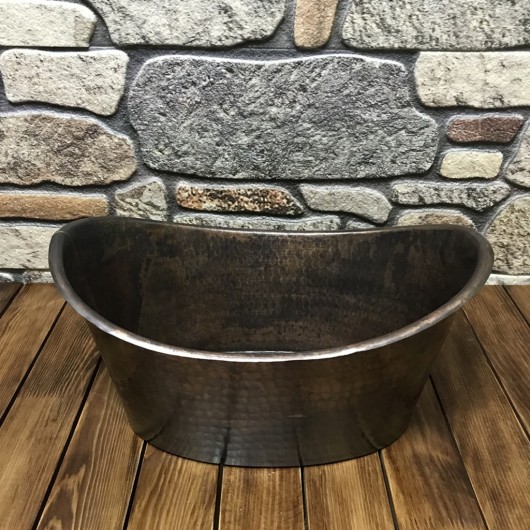 Copper Tub Bottle And Ice Bucket