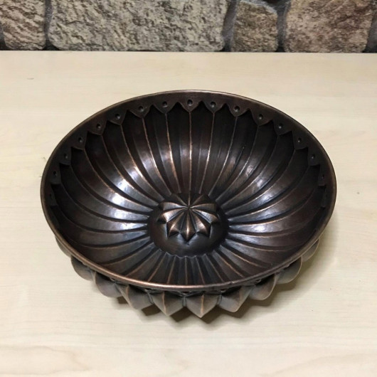 Sliced Copper Bath Bowl