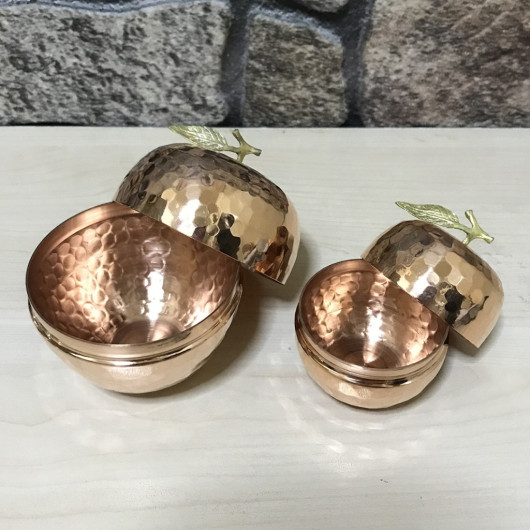 Forged Copper Apple Set