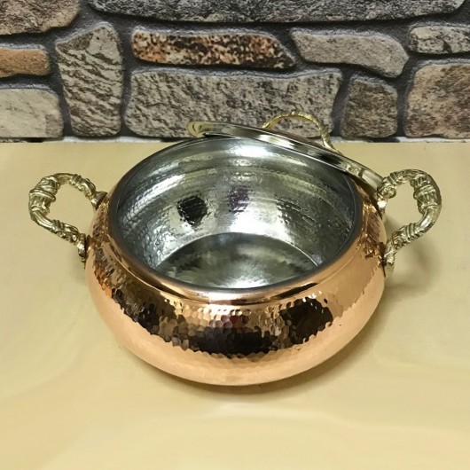 Forged Copper Trabzon Casserole 18 Cm