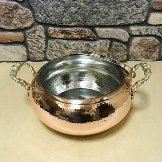 Forged Copper Trabzon Casserole 20 Cm