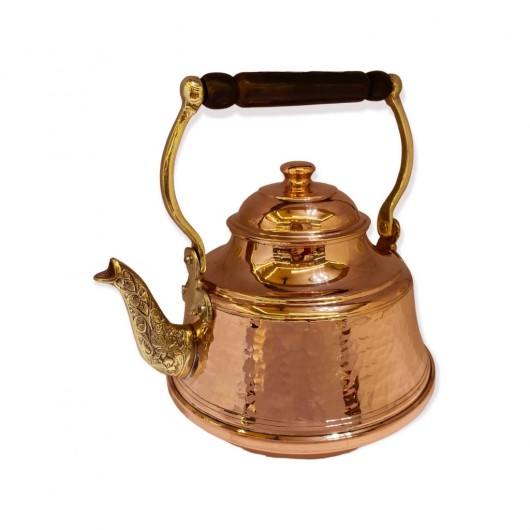 Hand Forged Large Copper Teapot