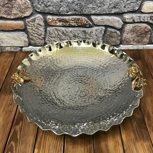 Japanese Rose Copper Fruit Bowl