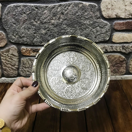 Nickel Plated Copper Bath Bowl 18 Cm