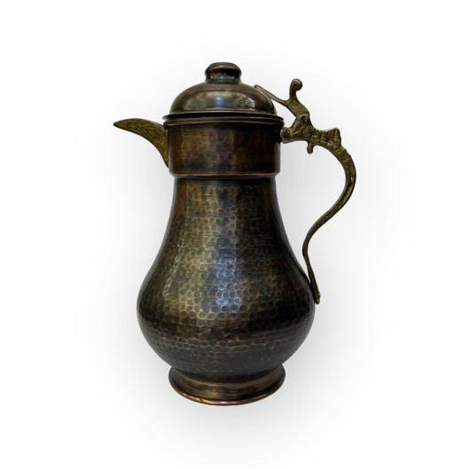 Oxide Forged Copper Lid Jug