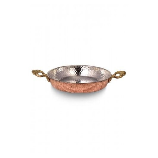 Turna Copper Novice Pan 5 No 22 Cm Hand Forged Red Turna7591-1