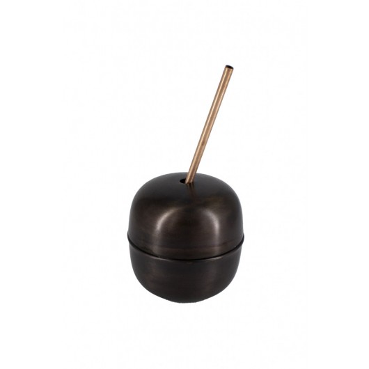 Turna Copper Apple Cocktail Straw Straight 250 Ml Oxide Turna0485-3