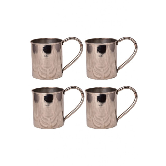 Turna Copper Cup 1 No. Straight 330 Ml Set Of 4 Nickel Turna0481-42