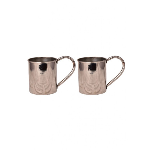 Turna Copper Cup Cup 2 No. Straight 450 Ml Set Of 2 Nickel Turna0452-22