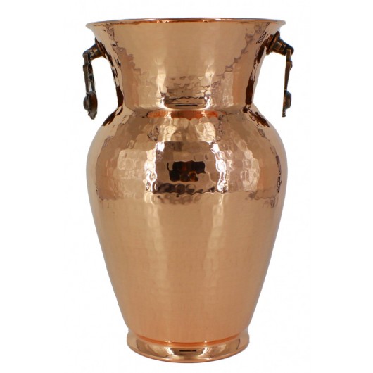 Turna Copper Guldane Vase Hand Forged Red Crane2611-1