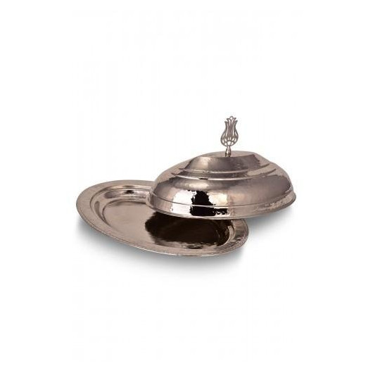 Turna Copper Dynasty Classic Cover Kayak Presentation Plate 30 Cm Hand Forged Nickel Turna4411-2