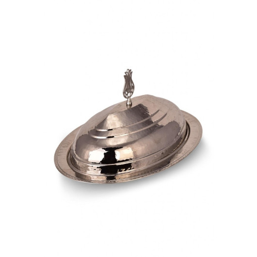Turna Copper Dynasty Classic Cover Kayak Presentation Plate 40 Cm Hand Forged Nickel Turna4413-2