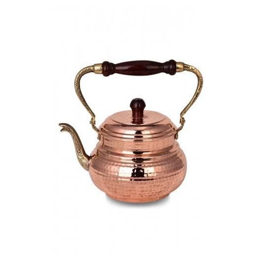 Turna Copper Italian Teapot Hand Forged Red Crane1961-1