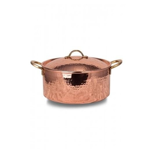 Turna Copper Italian Cookware 6 No 28 Cm Hand Forged Red Turna8155-1