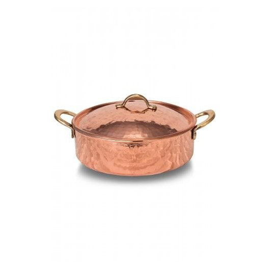 Turna Copper Frying Pot 2 No 18 Cm Hand Forged Red Turna8158-1