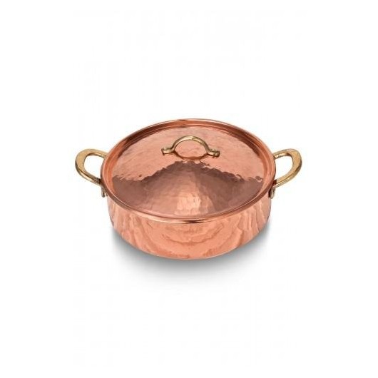 Turna Copper Kettle Pot 3 No 20 Cm Hand Forged Red Turna8159-1
