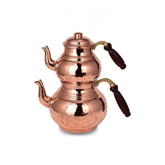 Turna Copper Classic Teapot No. 2 Thick Hand Forged Red Turna1951-1
