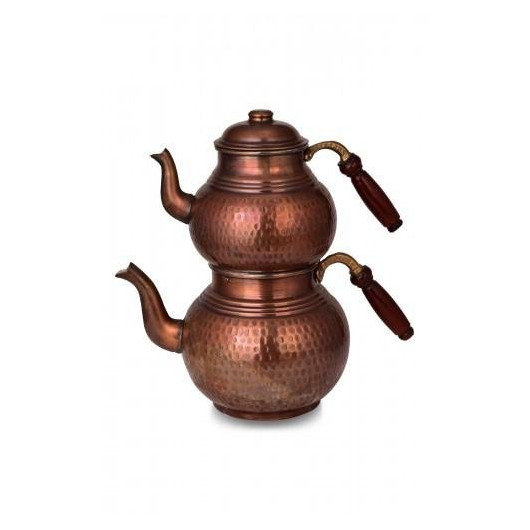 Turna Copper Classic Teapot No. 3 Fine Hand Forged Oxide Turna1955-3