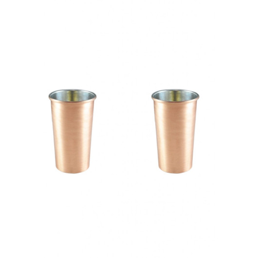 Turna Copper Lungo Glass Straight 530 Ml Set Of 2 Scotch Turna0507-24