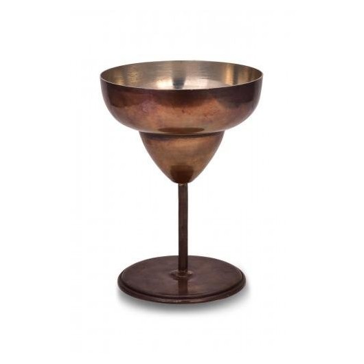 Turna Copper Margarita Glass Straight 450 Ml Set Of 2 Oxide Turna0461-23