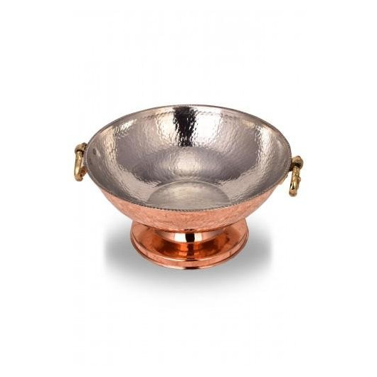Turna Copper Punch Presentation Bowl 27 Cm Hand Forged Red Turna2561-1