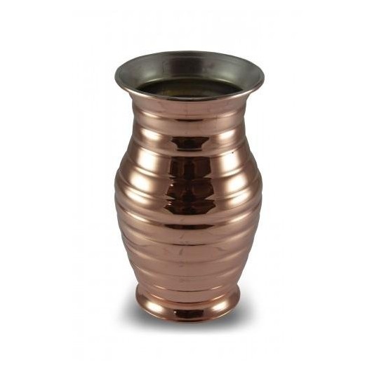 Turna Copper Hyacinth Vase Plain Red Turna2555-1