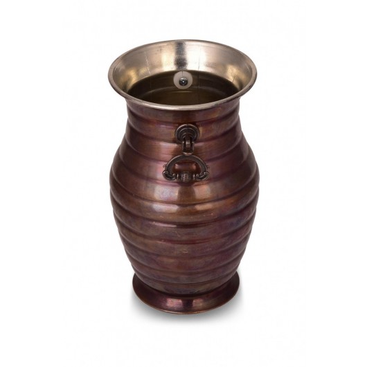 Turna Copper Hyacinth Vase Straight Oxide Turna2555-3