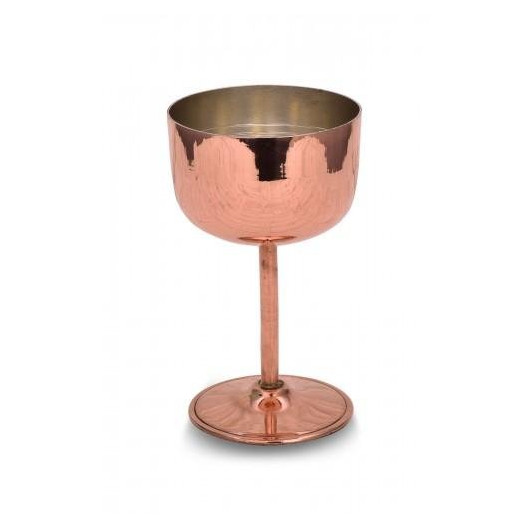 Turna Copper Vino Glass 1 No. Straight 240 Ml Red Turna0491-1