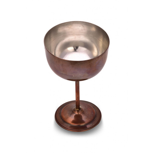 Turna Copper Vino Glass 1 No. Straight 240 Ml Oxide Turna0491-3