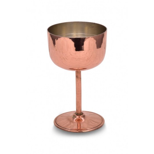 Turna Copper Vino Glass No 2 Straight 400 Ml Set Of 2 Red Turna0457-21