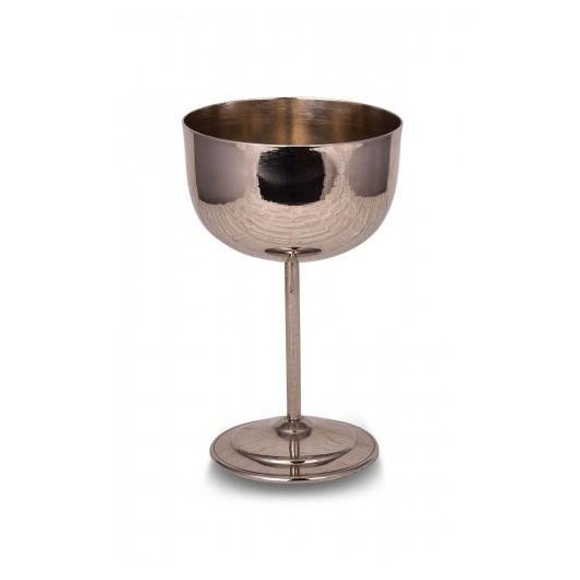 Turna Copper Vino Glass No 2 Plain 400 Ml Set Of 6 Nickel Turna0457-62